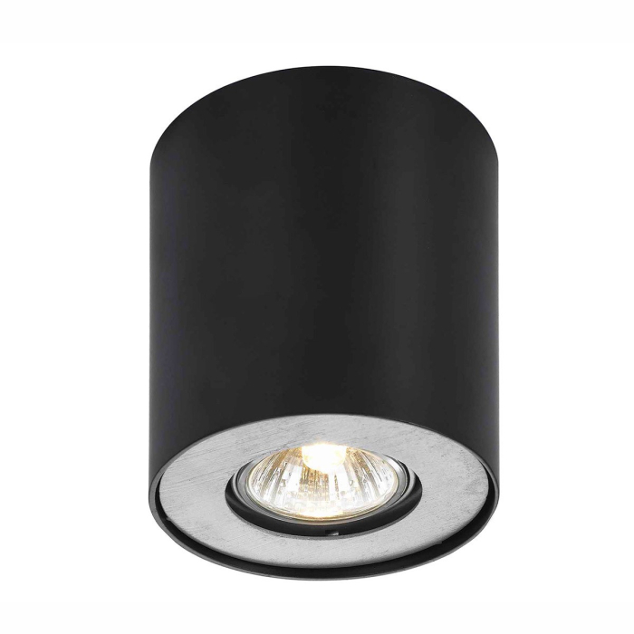 ITALUX Shannon Natynkowa GU10 1xGU10 50W /LED zintegrowany 4W Czarny FH31431B-BL