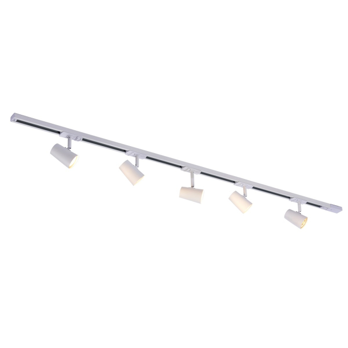 ITALUX Astley Szynoprzewody Zestaw GU10 5x35W Biały 914103 WH