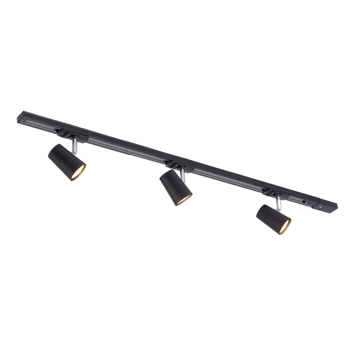ITALUX Astley Szynoprzewody Zestaw GU10 3x35W Czarny 914021 BL