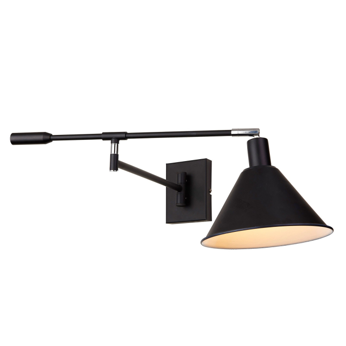ITALUX Trinity Kinkiet E14 1x60W Chrom/Czarny MB-402721-IT BL
