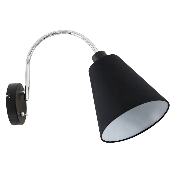 ITALUX Tonia Kinkiet E27 40W Czarny WL-76382-1-BL