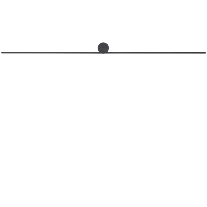 Nowodvorski SPIN LED L  Ścienna Kinkiet obrazowe Max moc 12W LED Czarny 10371