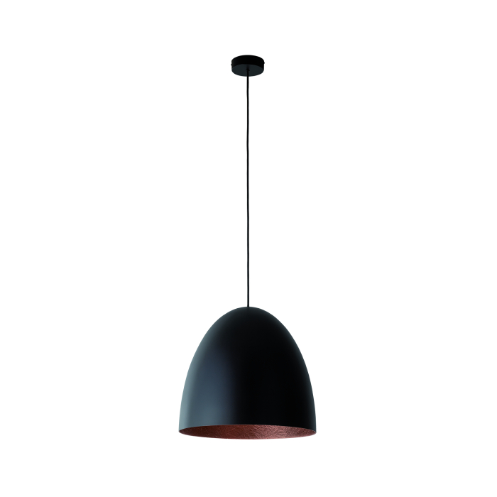 Nowodvorski EGG Black/Copper M  Sufitowa Wisząca Max moc 40W E27 Czarny 10318