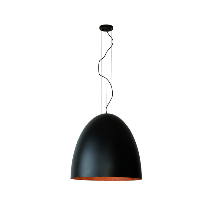 Nowodvorski EGG Black/Copper XL  Sufitowa Wisząca Max moc 40W E27 Czarny 10321
