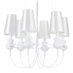 Step into Design Lampa wisząca QUEEN-6 biała