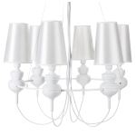 Step into Design Lampa wisząca QUEEN-6 biała