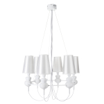 Step into Design Lampa wisząca QUEEN-6 biała