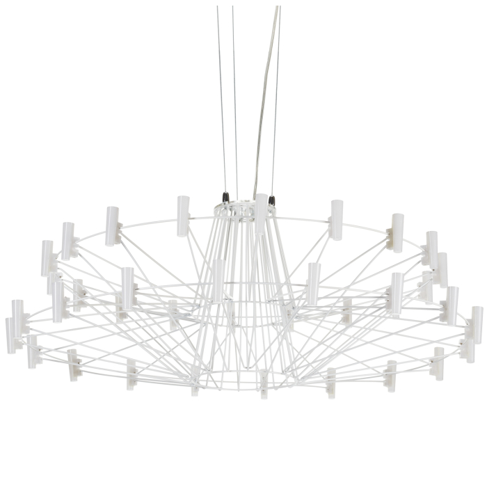 Step into Design Lampa wisząca MADAME S LED biała 90cm