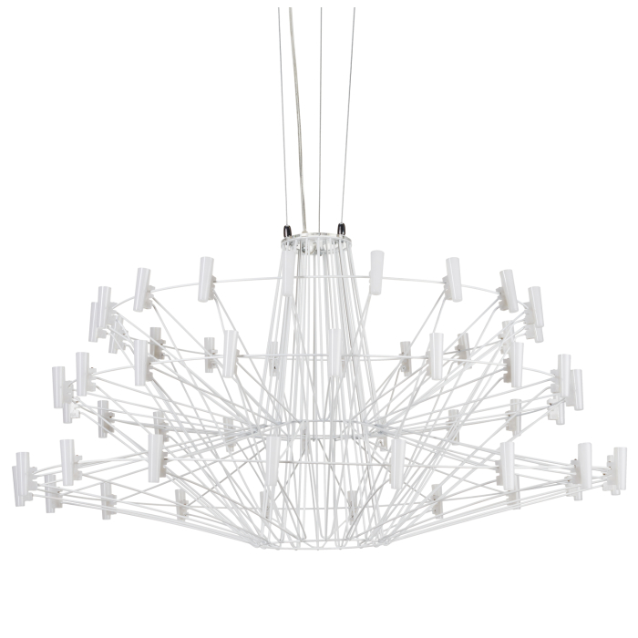 Step into Design Lampa wisząca MADAME L biała 100cm