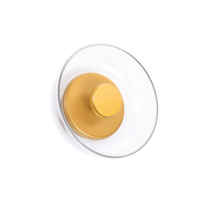 Step into Design Lampa ścienna DISCO LED złota 23cm
