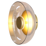 Step into Design Lampa ścienna DISCO LED złota 23cm