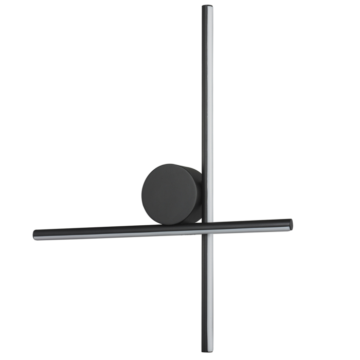 Step into Design Lampa ścienna ASTA czarna 78cm