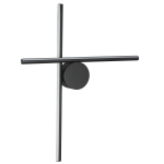 Step into Design Lampa ścienna ASTA czarna 78cm