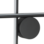 Step into Design Lampa ścienna ASTA czarna 78cm