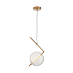 Step into Design Lampa wisząca AMORE- 1 złota 24cm
