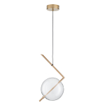 Step into Design Lampa wisząca AMORE- 1 złota 24cm