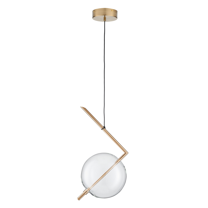 Step into Design Lampa wisząca AMORE- 1 złota 24cm