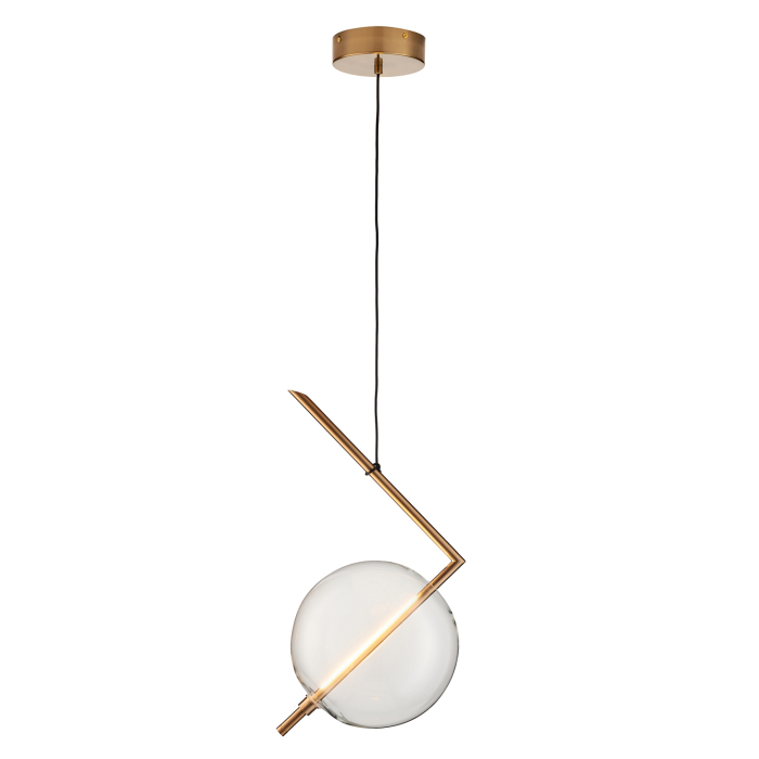 Step into Design Lampa wisząca AMORE- 1 złota 24cm