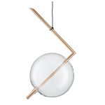 Step into Design Lampa wisząca AMORE- 1 złota 24cm