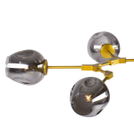 Step into Design Lampa wisząca MODERN ORCHID-9 złoto - szara 150cm