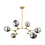 Step into Design Lampa wisząca MODERN ORCHID-9 złoto - szara 150cm