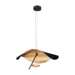 Step into Design Lampa wisząca ENIGMA LED czarno złota 40cm
