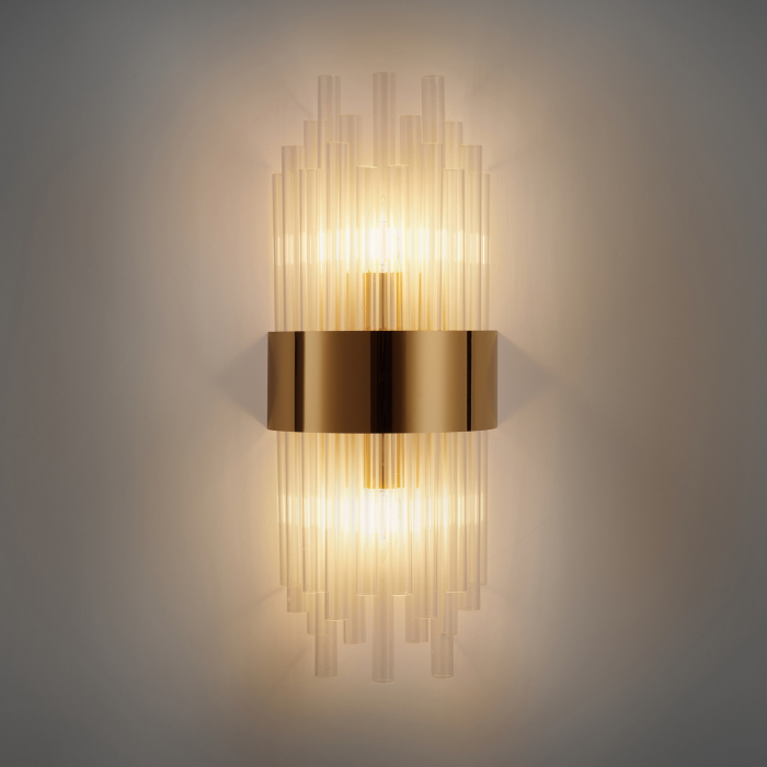 Step into Design Lampa ścienna MIRACOLO złota 50cm