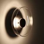 Step into Design Lampa ścienna DISCO LED czarna 23cm