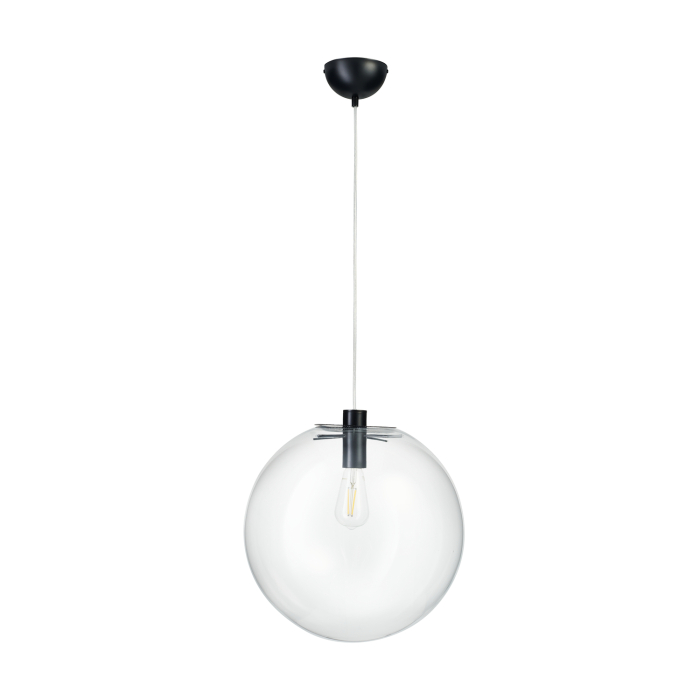 Step into Design Lampa wisząca TONDA czarna 40cm