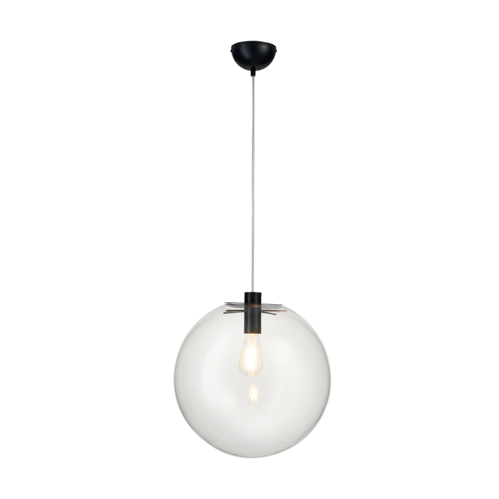 Step into Design Lampa wisząca TONDA czarna 40cm