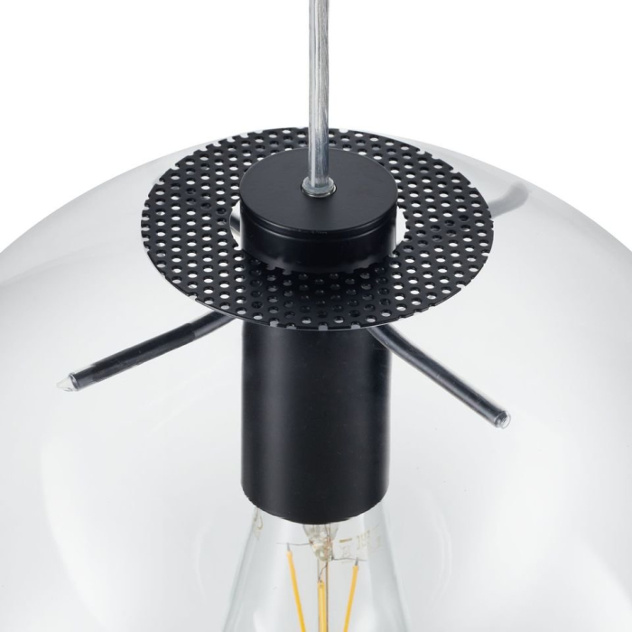 Step into Design Lampa wisząca TONDA czarna 40cm