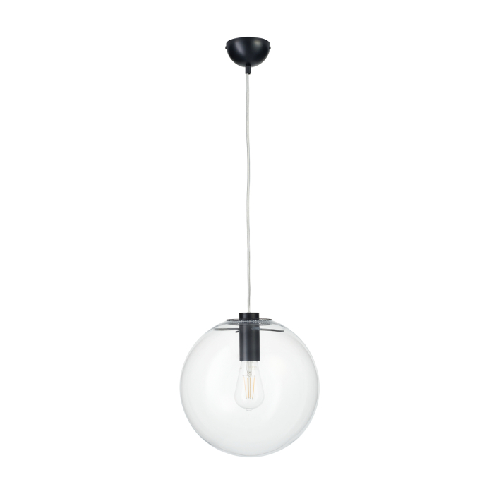 Step into Design Lampa wisząca TONDA czarna 30cm