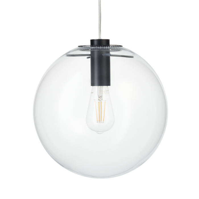 Step into Design Lampa wisząca TONDA czarna 30cm