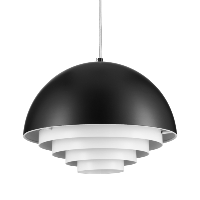 Step into Design Lampa wisząca DIVERSO czarna matowa 35cm