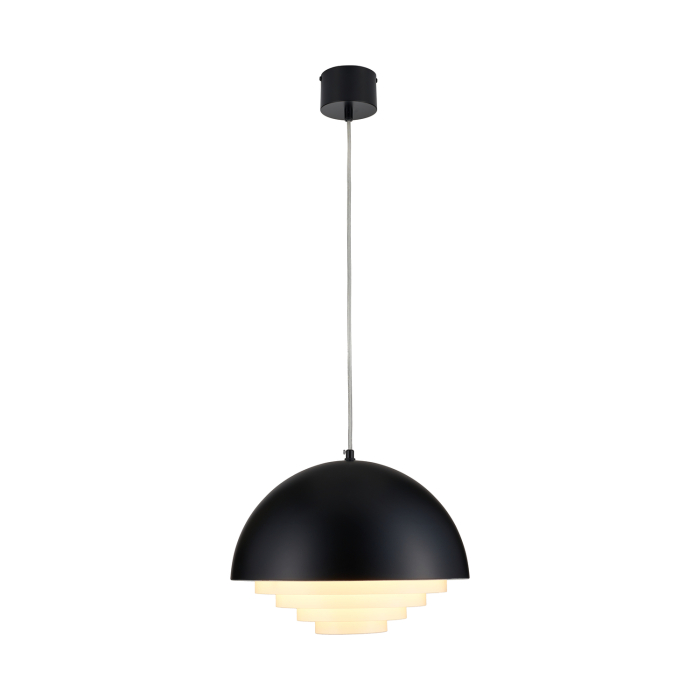 Step into Design Lampa wisząca DIVERSO czarna matowa 35cm