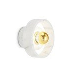 Step into Design Lampa ścienna UNIVERSO marmurowo złota 18cm