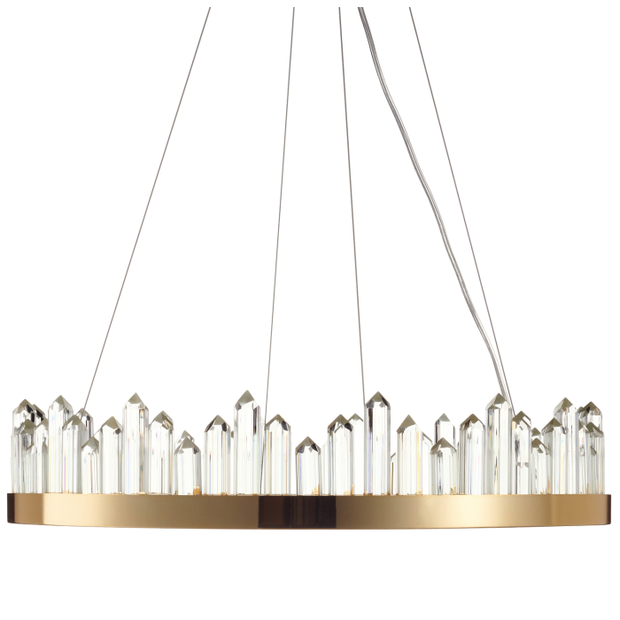 Step into Design Lampa wisząca LUSSO LED złota 60cm