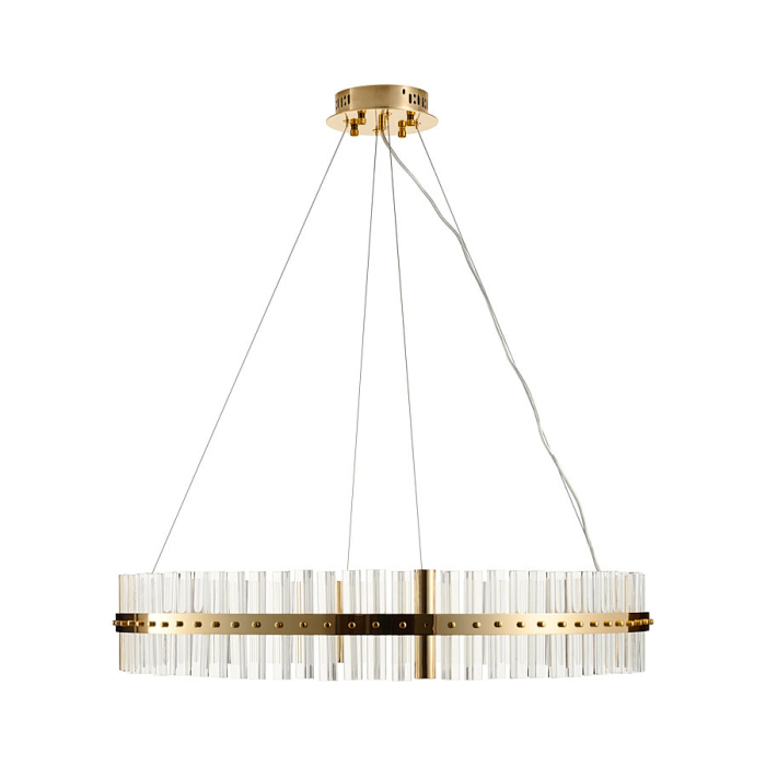 Step into Design Lampa wisząca AURA LED złota 85cm