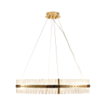 Step into Design Lampa wisząca AURA LED złota 85cm