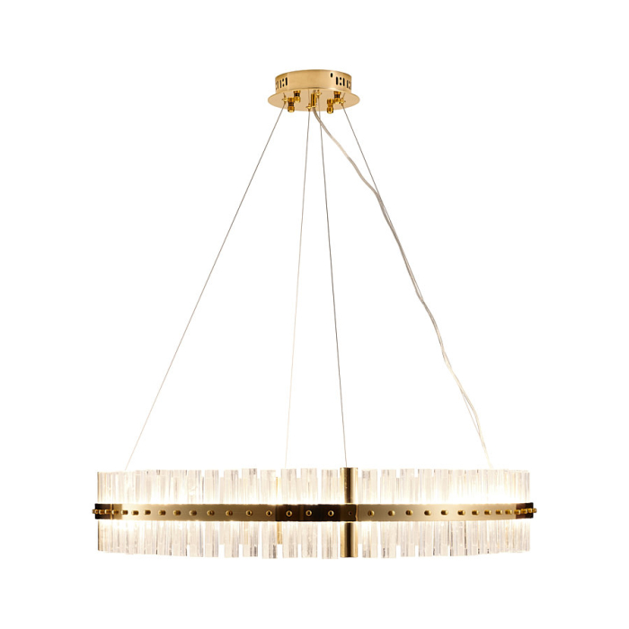Step into Design Lampa wisząca AURA LED złota 85cm