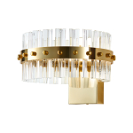 Step into Design Lampa ścienna AURA złota 18cm