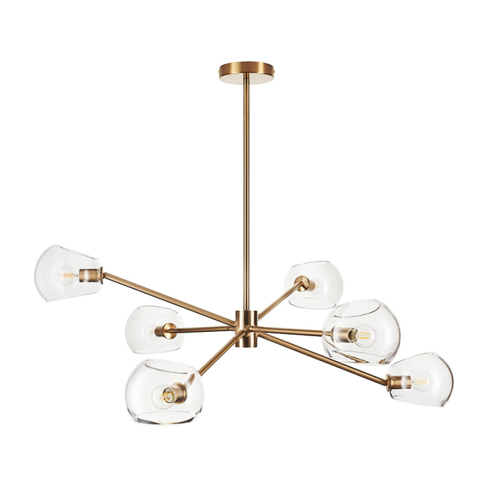 Step into Design Lampa wisząca COSMIC-6 złota 75cm