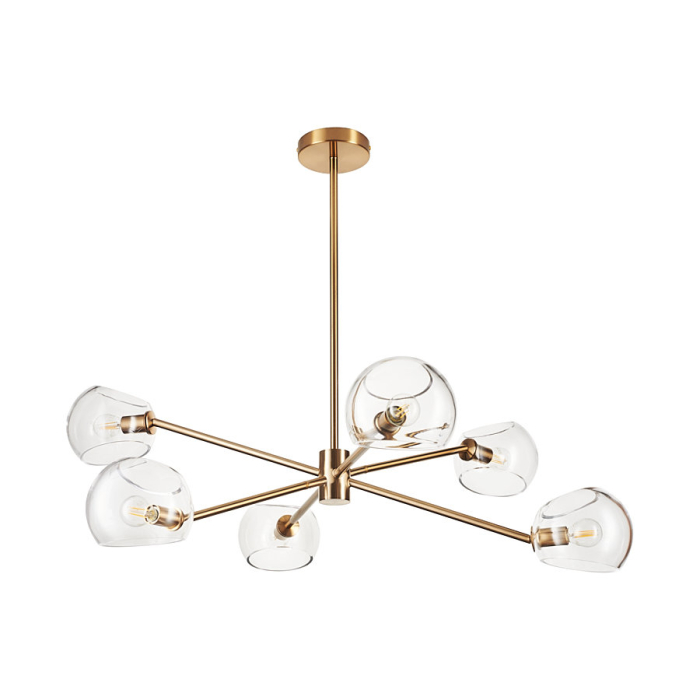 Step into Design Lampa wisząca COSMIC-6 złota 75cm