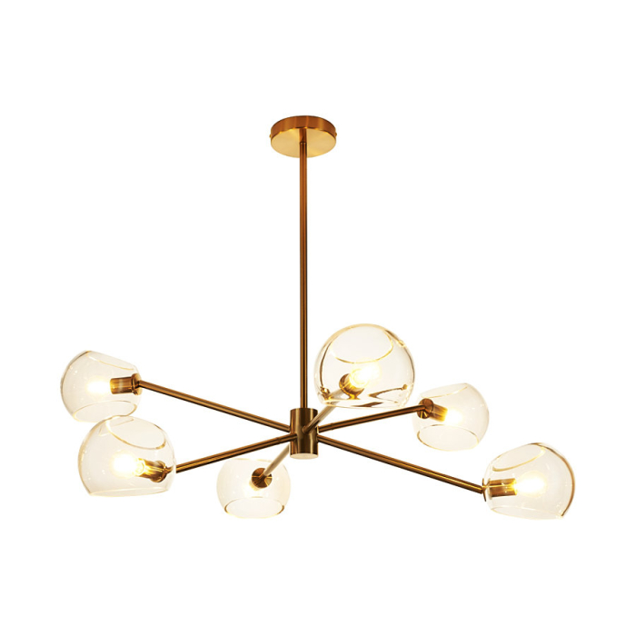 Step into Design Lampa wisząca COSMIC-6 złota 75cm