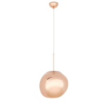 King Home Lampa wisząca FUSION 30 miedziana - akryl (JD8043-30)