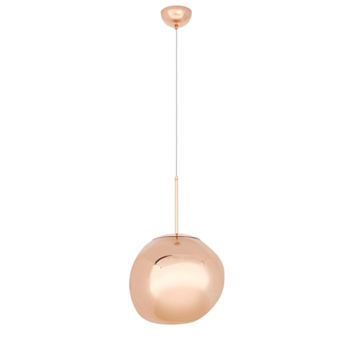 King Home Lampa wisząca FUSION 30 miedziana - akryl (JD8043-30)