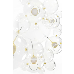 King Home Lampa wisząca CAPRI DISC 5 złota - 300 LED, aluminium, szkło (XCP9148-5A)