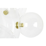 King Home Lampa wisząca CAPRI DISC 5 złota - 300 LED, aluminium, szkło (XCP9148-5A)