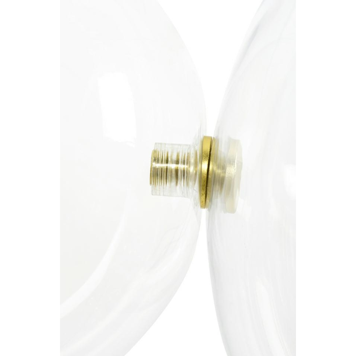 King Home Lampa wisząca CAPRI DISC 5 złota - 300 LED, aluminium, szkło (XCP9148-5A)