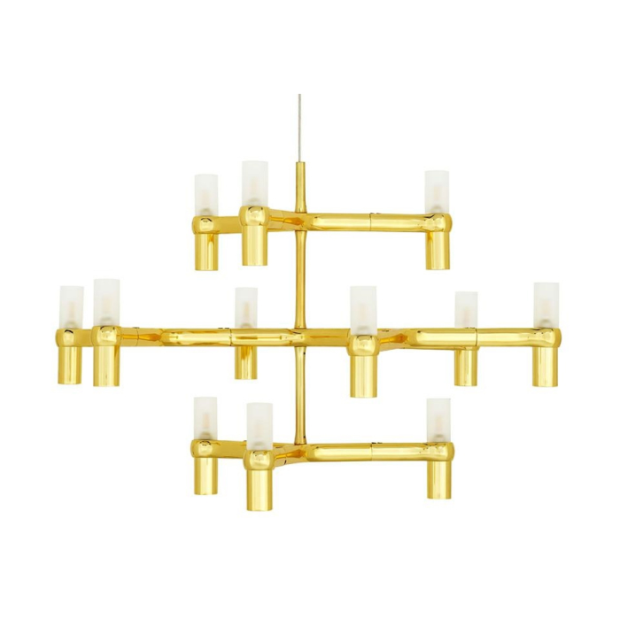 King Home Lampa wisząca ATOMIC złota (XCP9120-12.GOLD)